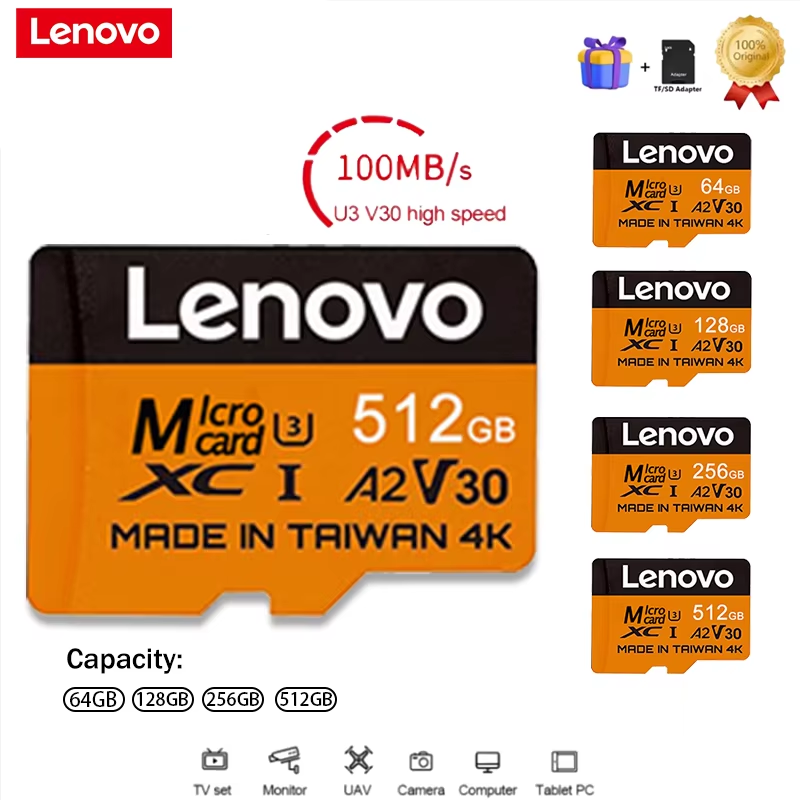 Gaming Speaker - Schede SD Lenovo Secure da 512GB,