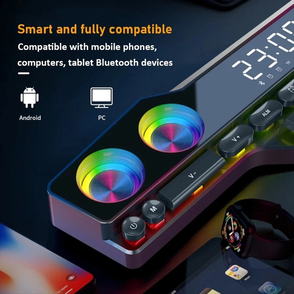 Gaming Speaker - Altoparlanti DTC5 V18 con Luci LED