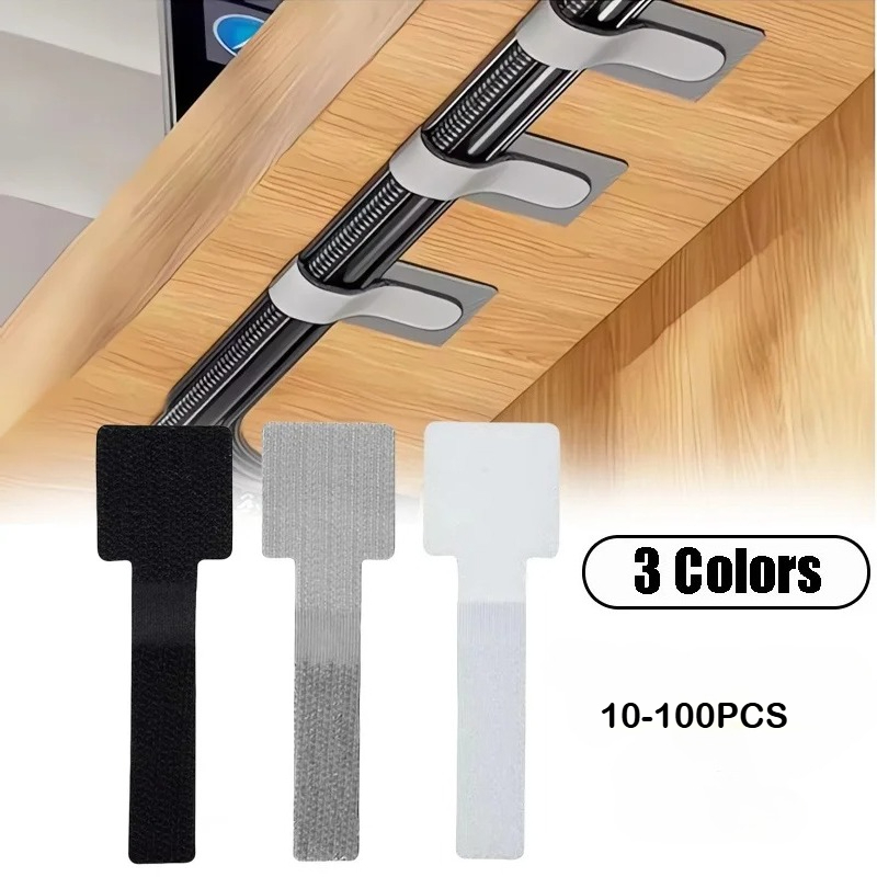 Desk Cable Organizer - Nuove fascette per cavi riutilizzabili Fascette