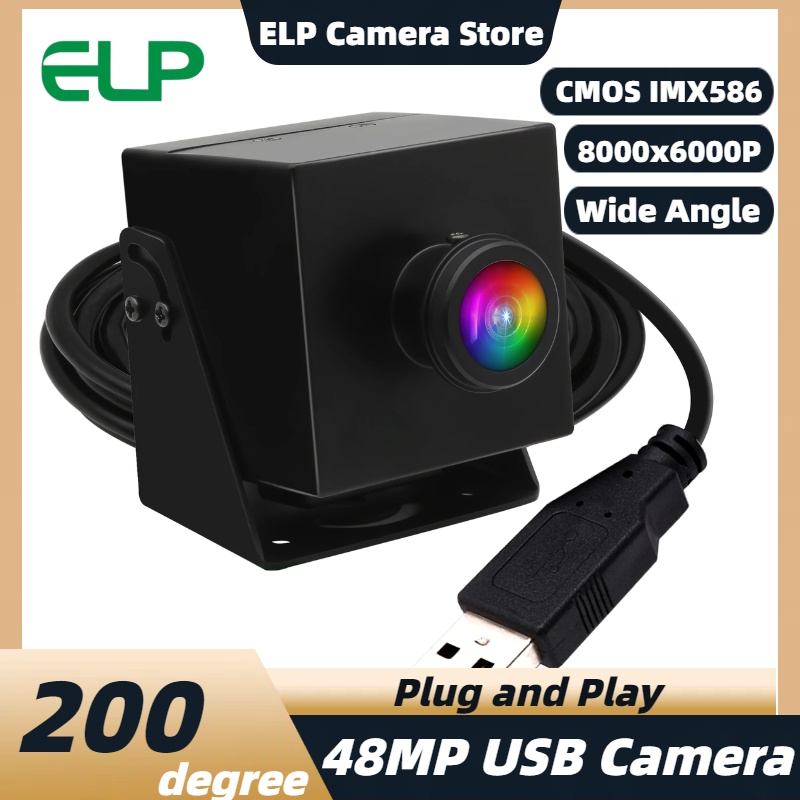 Webcam 4K - Webcam USB Industriale ELP 48MP 8K