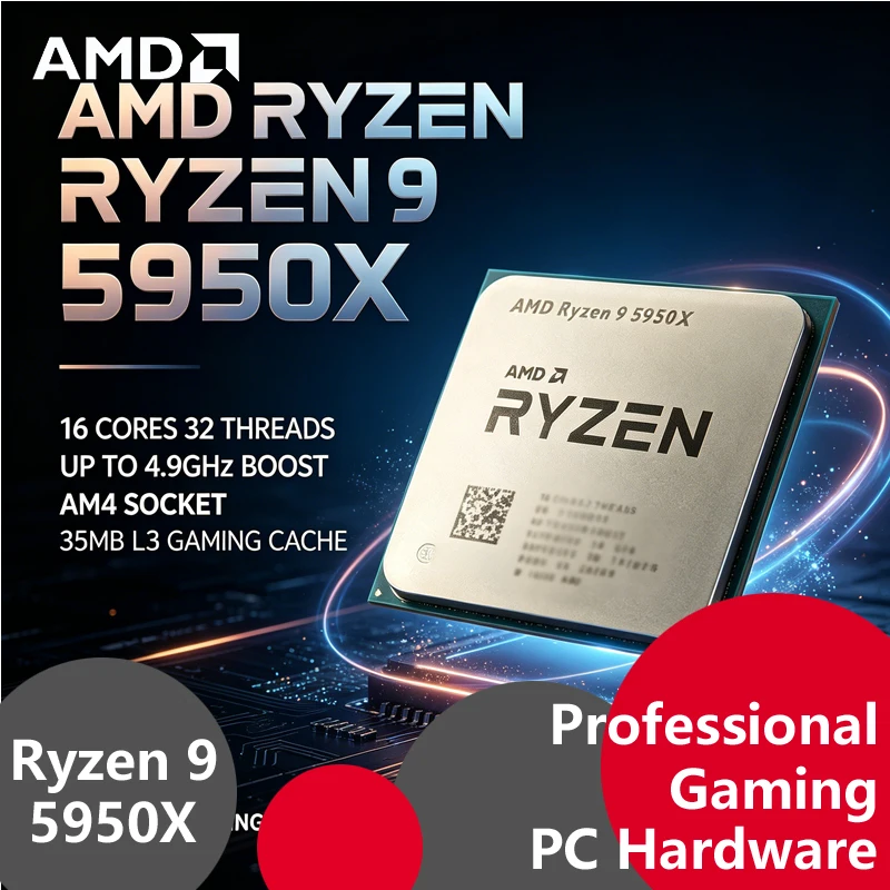 Amd Cpu Ryzen 9 - CPU AMD Ryzen 9 5950X Zen3