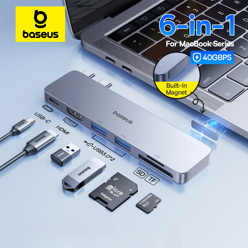 Usb Hub Gaming - Baseus Dual USB-C Hub a HDMI