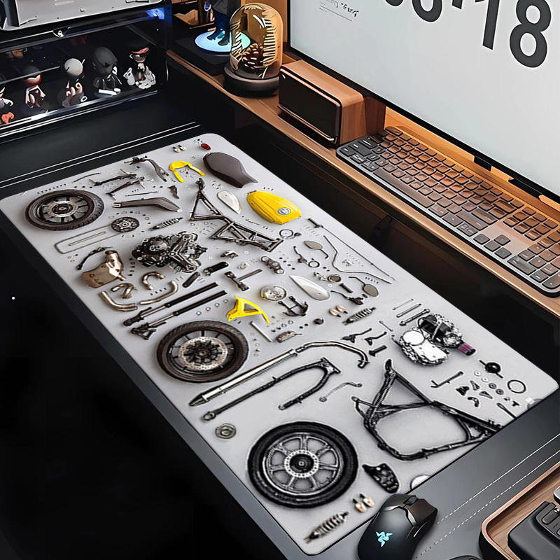 Gaming Desk Mat - Tappetino per Mouse in Gomma con