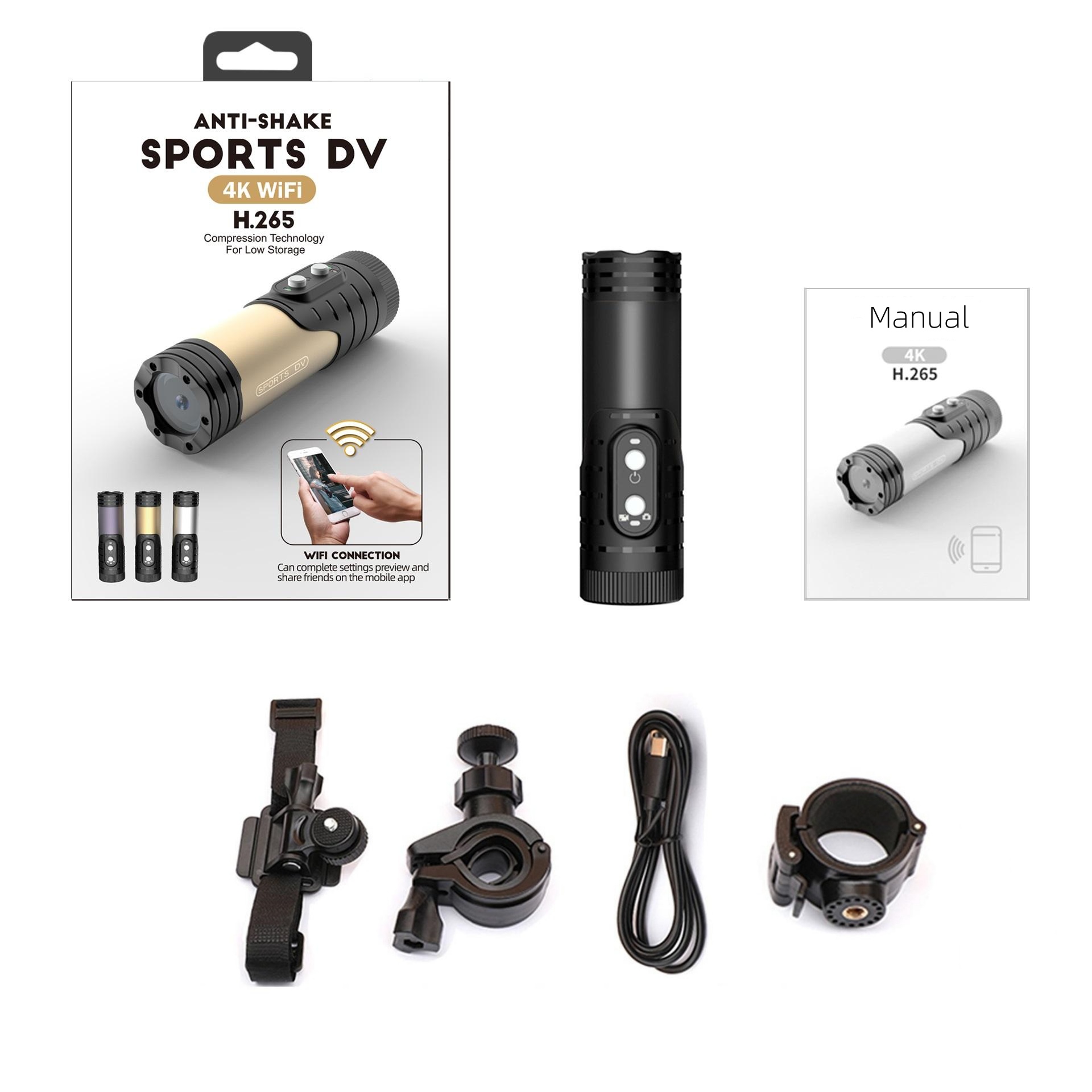 Webcam 4K - Mini videocamera sportiva 4K DV impermeabile