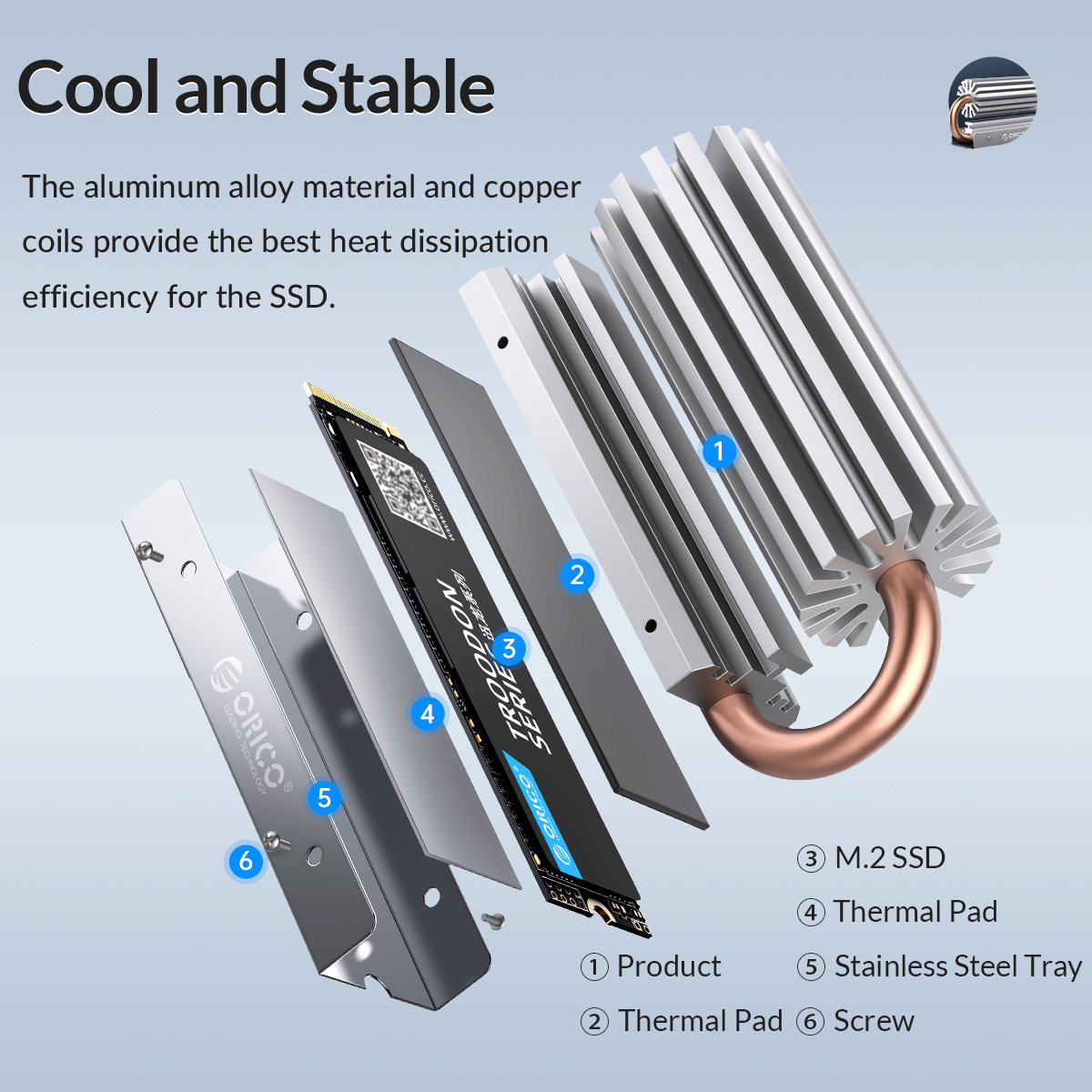 ORICO Dissipatore di Calore in - M.2 Ssd Heatsink recensione e prezzo