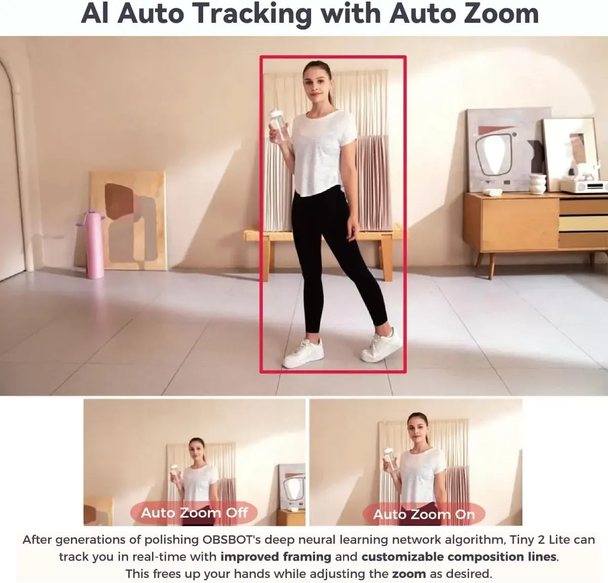 Tiny 2 Lite Webcam PTZ 4K con  - Webcam 4K recensione e prezzo