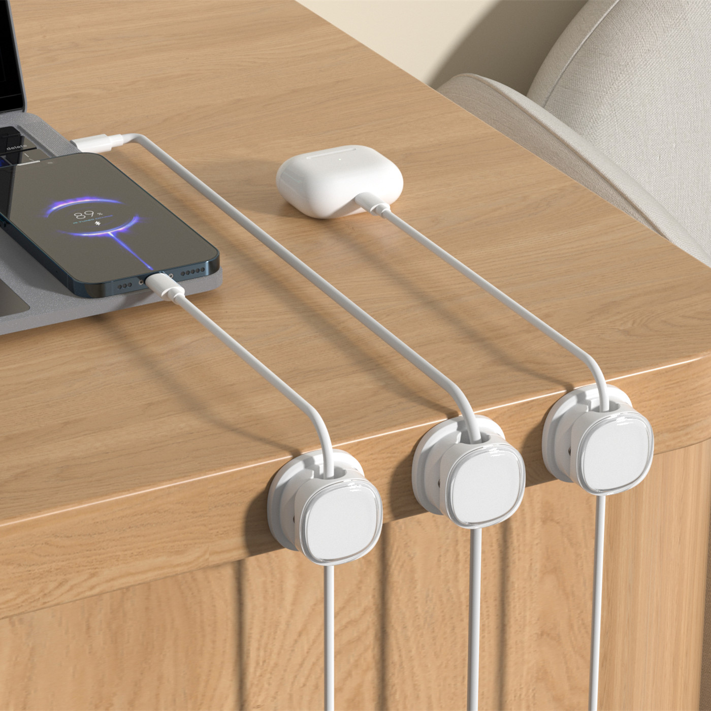 3/6/8/12PCS Clip per cavi magn - Desk Cable Organizer recensione e prezzo