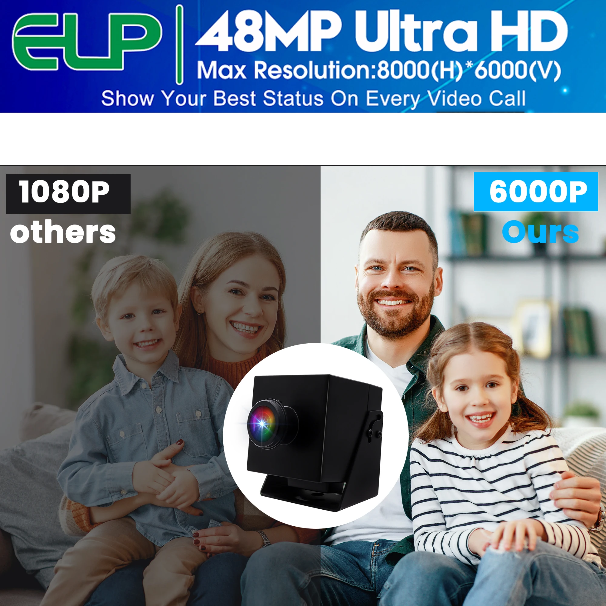 Webcam USB Industriale ELP 48M - Webcam 4K recensione e prezzo
