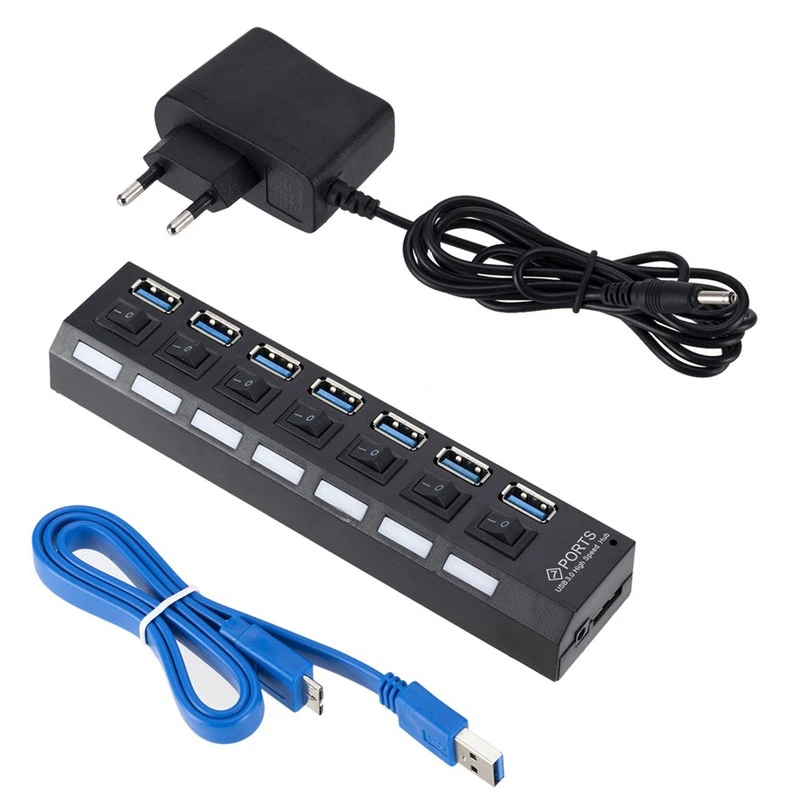 Hub USB 3.0 GRWIBEOU con Adatt - Usb Hub Gaming recensione e prezzo