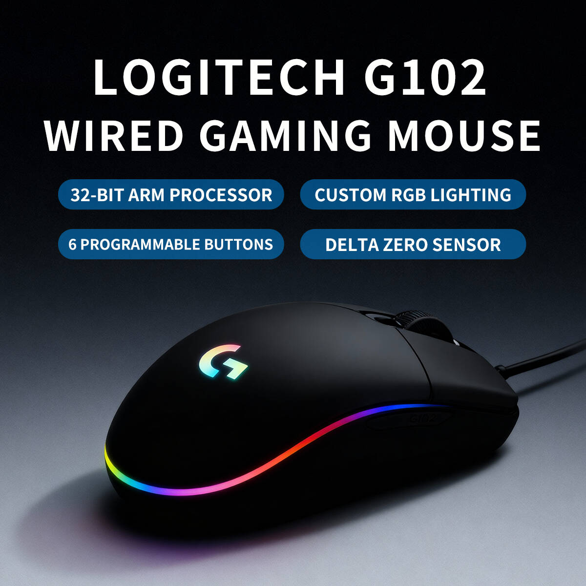 Mouse Logitech G203, Sensore O - Logitech Mouse G203 recensione e prezzo