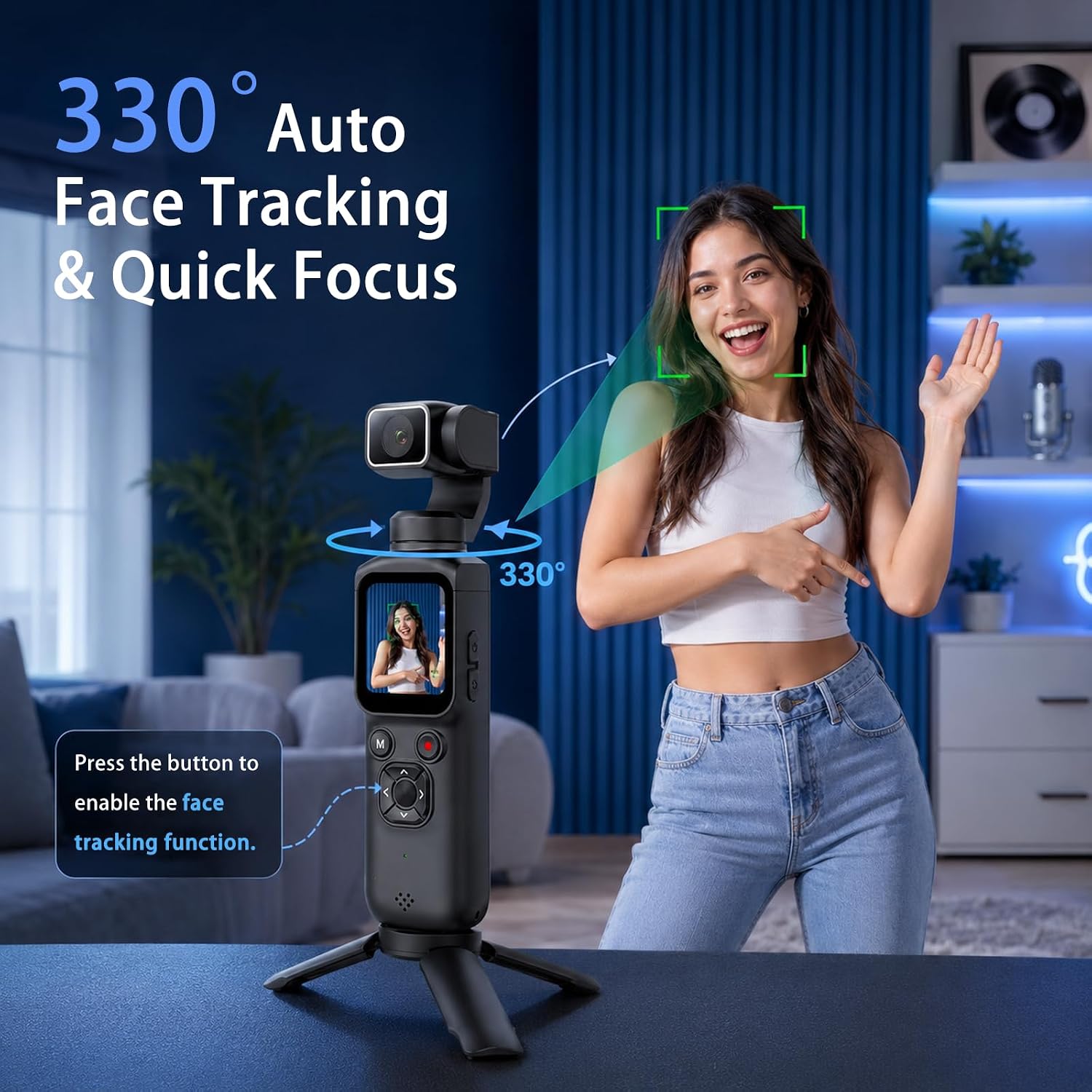 Videocamera Gimbal Portatile 4 - Webcam 4K recensione e prezzo
