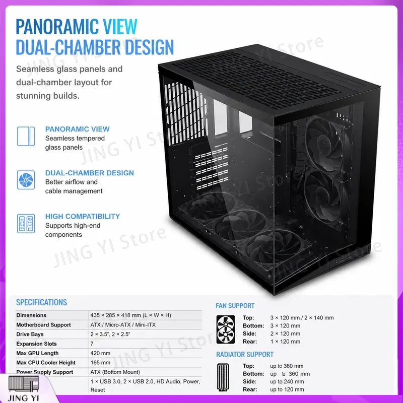 Nuovo Case PC O11 Dynamic Mini - Pc Gaming Itx recensione e prezzo