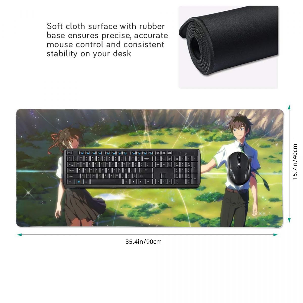 Tappetino per mouse grande con - Pc Gaming Names recensione e prezzo