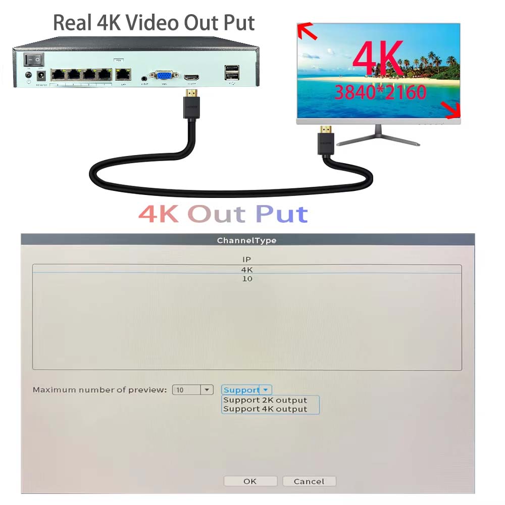 NVR 4K 10CH 4/8 Porte POE per  - Webcam 4K recensione e prezzo