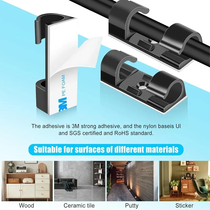 Supporto per Cavi da Parete, C - Desk Cable Organizer recensione e prezzo