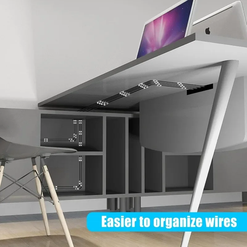 Supporto per Cavi da Parete, C - Desk Cable Organizer recensione e prezzo