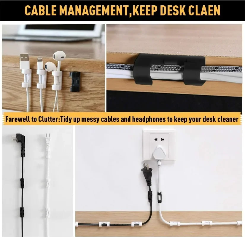 Supporto per Cavi da Parete, C - Desk Cable Organizer recensione e prezzo