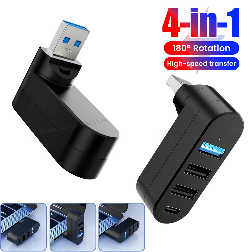 HUB USB ruotabile USB 3.0 2.0  - Usb Hub Gaming recensione e prezzo