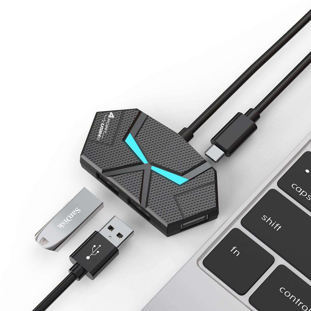 HUB da 0,6 cm/1,2 m Splitter d - Usb Hub Gaming recensione e prezzo