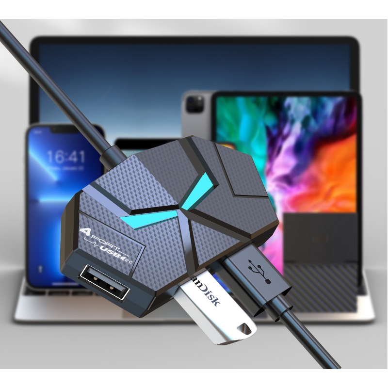 HUB da 0,6 cm/1,2 m Splitter d - Usb Hub Gaming recensione e prezzo