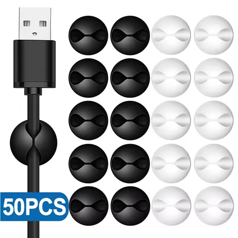 5/50 Pezzi Clip per Cavi da Sc - Desk Cable Organizer recensione e prezzo