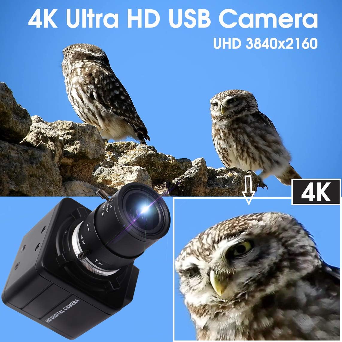 Webcam ELP 4K Ultra HD Zoom ot - Webcam 4K recensione e prezzo